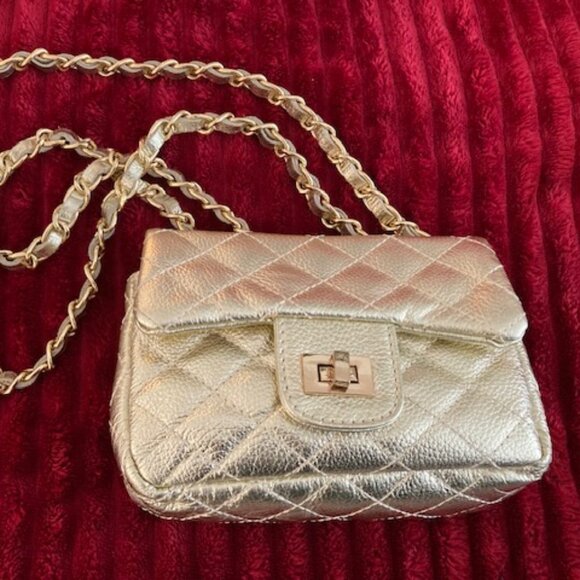 Brand New Quilted Evening Mini Hand Bag with Adjustable Straps - Picture 1 of 5